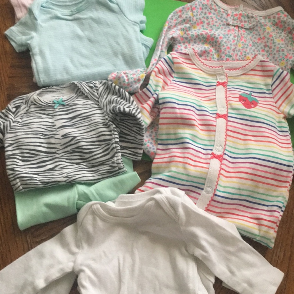 Carters Newborn Baby Girl Lot